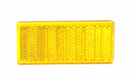 Refleks selvkl. gul 69x31,5mm