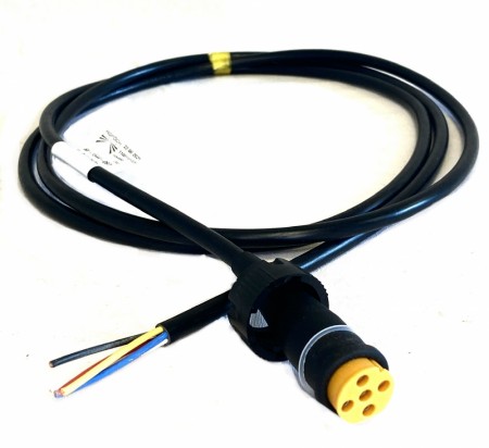 Plugg kabel, 5-pin kontakt. 1m ledning V-side
