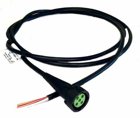 Plugg, kabel, 5-pin kontakt. 1m ledning. H-Side